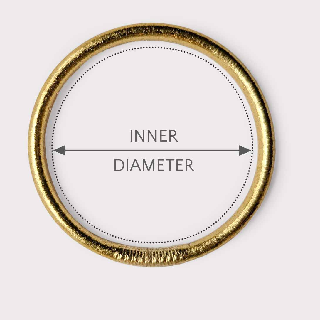 Kumlais inner diameter measurements according to size.