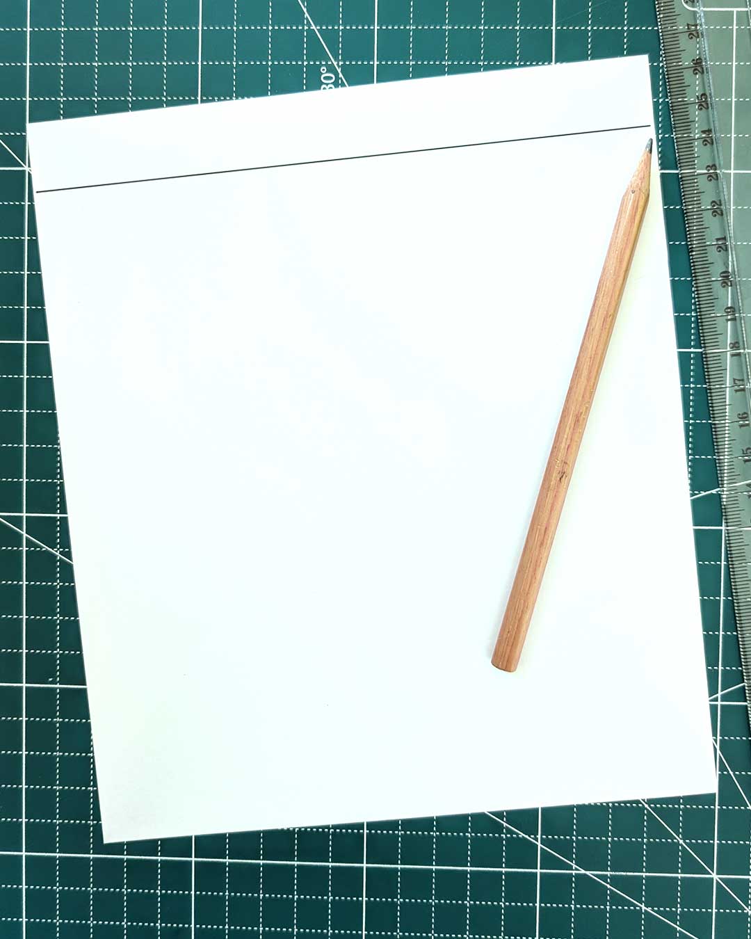 Wrist circumference measurement: step 1.