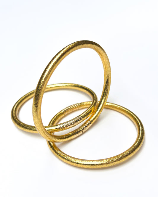 Bracelets Bouddhistes Kumlaï Or classique épais